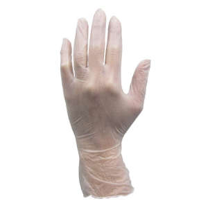 Hospeco, ProWorks®, General Purpose Gloves, Latex, 3.5 mil, Powder Free, Universal, White
