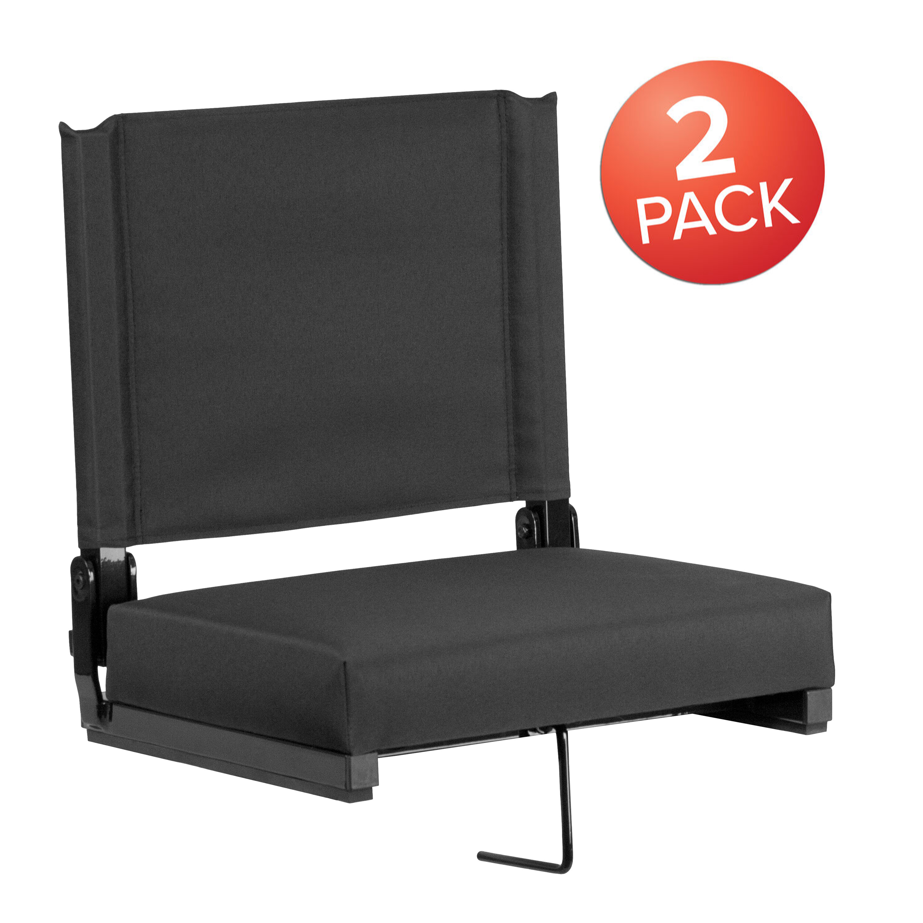 Juego de 2.500 lb. Silla de estadio ligera clasificada con asiento ultra acolchado, azul marino... - Imagen 46 de 175