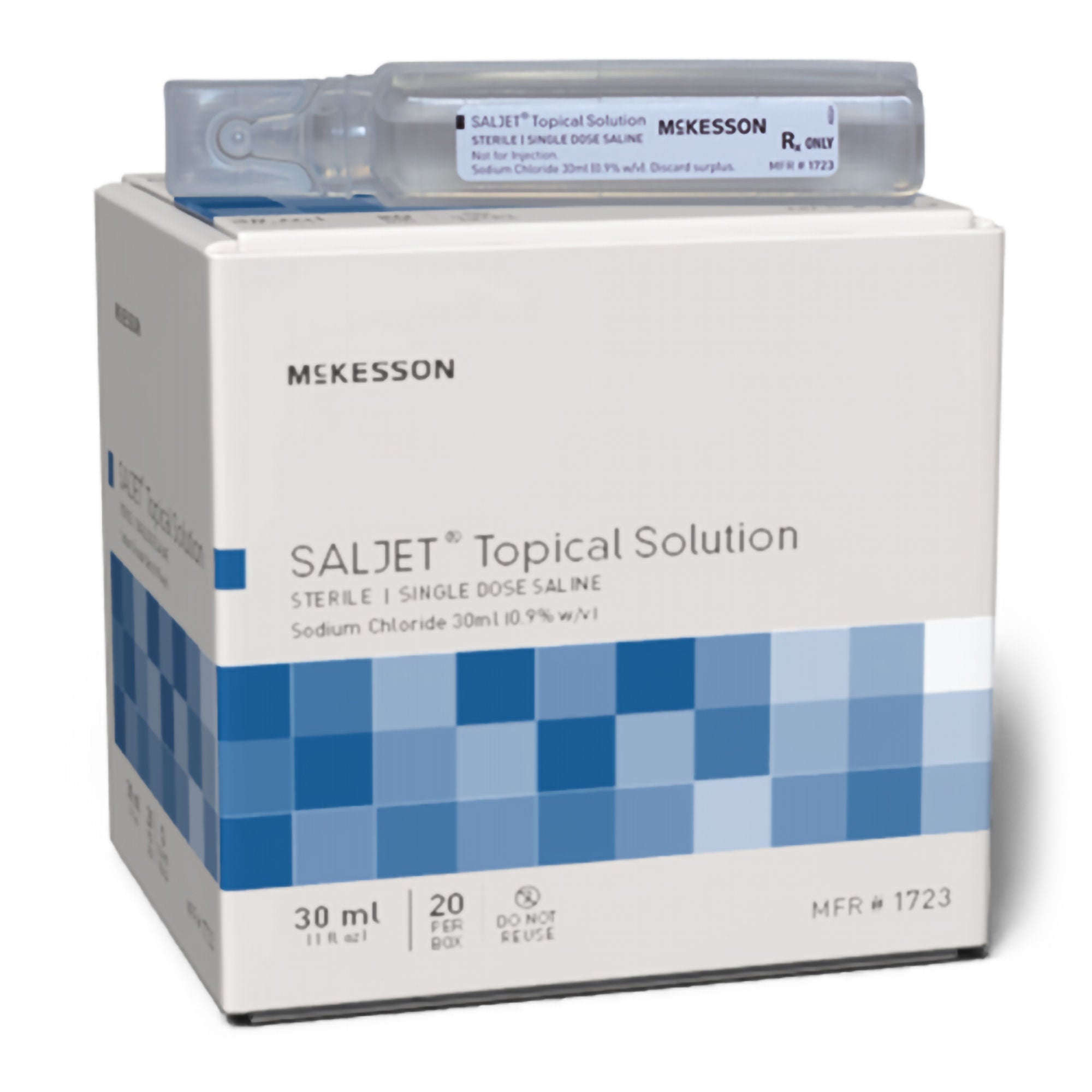 McKesson Brand SALINE, SOL MCKESSON SALJET 30ML (20/BX 12BX/CS)