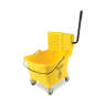 Boardwalk, Pro-Pac, 35qt, Mop Bucket w/ Sidepress Wringer, Yellow