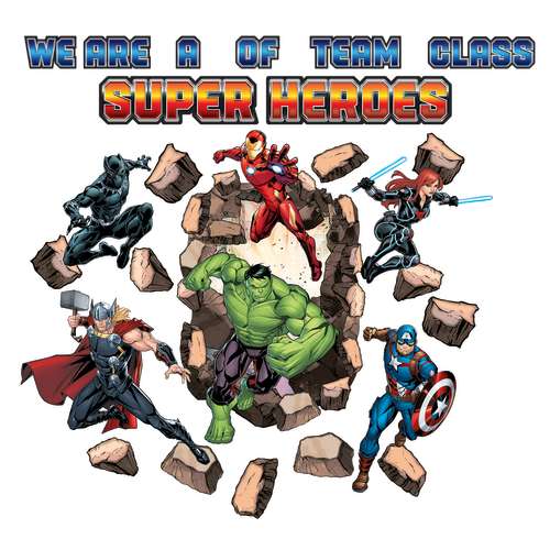 Marvel™ Super Heroes Bulletin Board Set Eureka® EU-847043