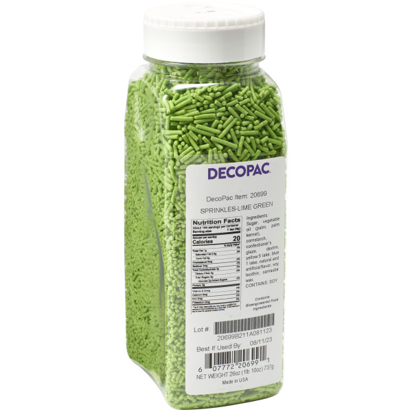 Lime Green - Red 3 Free Sprinkles