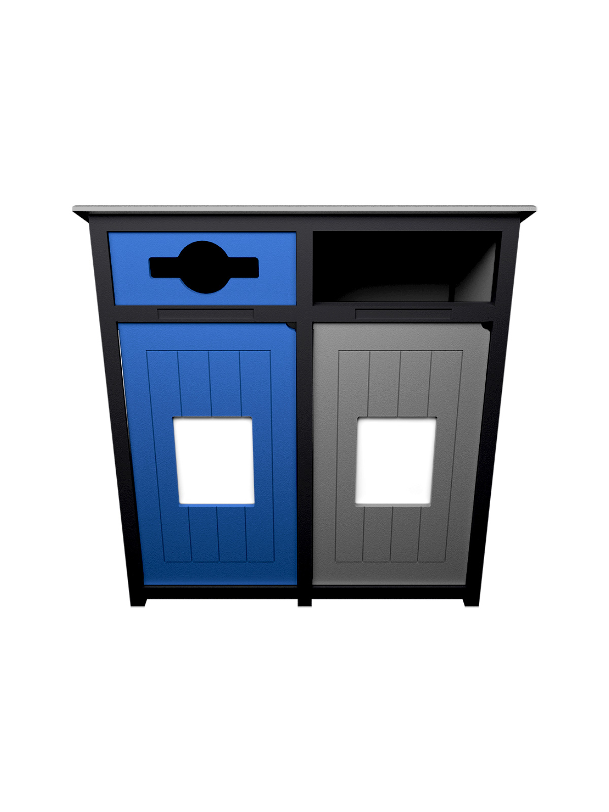 AURA – Double – Unit – Mixed-Full – Grey-Black-Blue