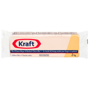 KRAFT Darifarm Tranches de fromage Cheddar fondu – 2 x 2 kg image