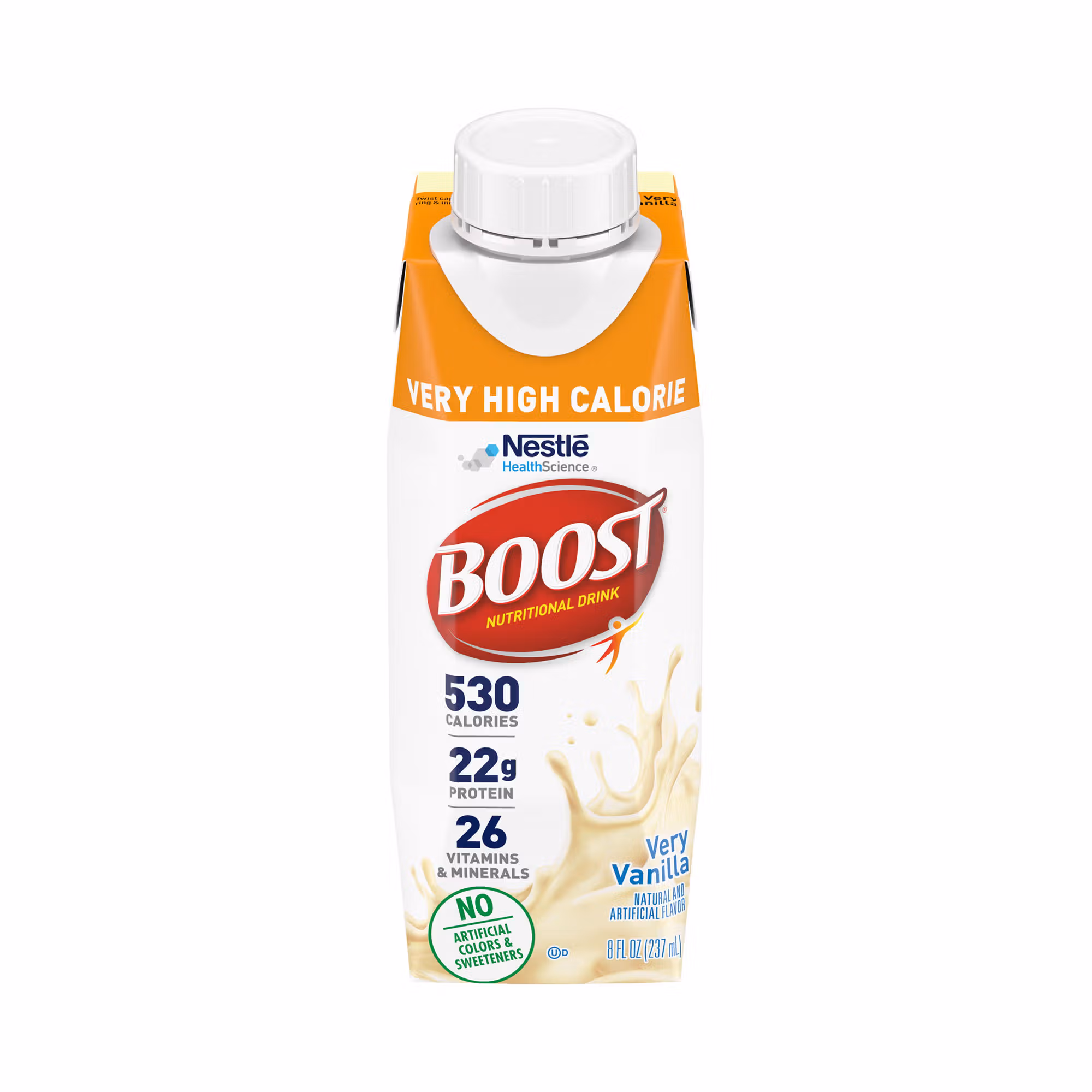 Boost® Very High Calorie Vanilla Nutritional Drink, 8-ounce Carton