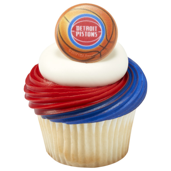 NBA Team Basketball Cupcake Rings