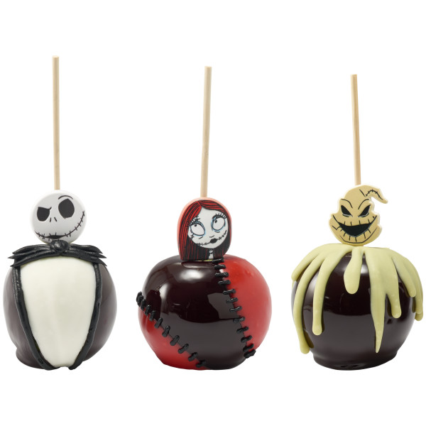Disney Tim Burton's The Nightmare Before Christmas Jack Skellington, Sally, and Oogie Boogie Cupcake Rings