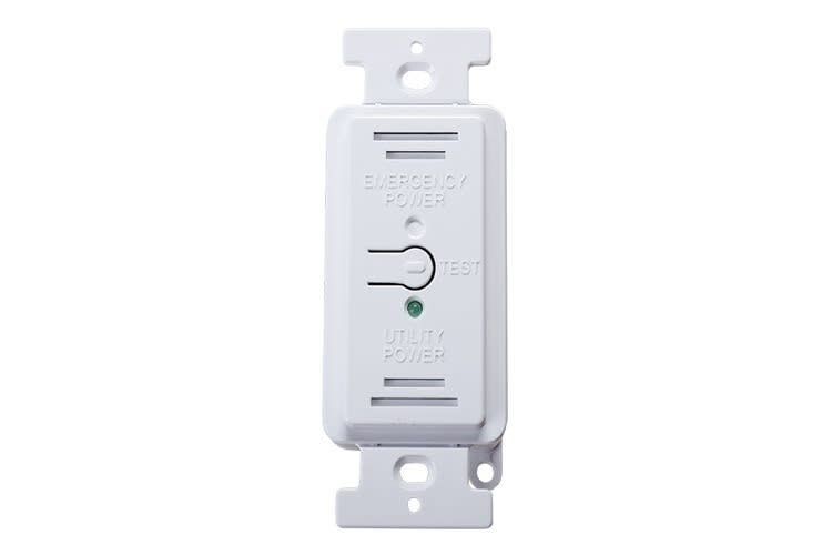 Daintree Networked Wireless Lighting Contols RRU-X-UNV Automatic Load Control Relay or Shunt Relay for emergency lighting purposes front view