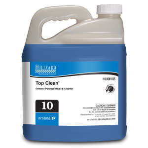 Hillyard, Arsenal® Top Clean® Neutral Floor Cleaner, Arsenal® One Dispenser 2.5 Liter Bottle
