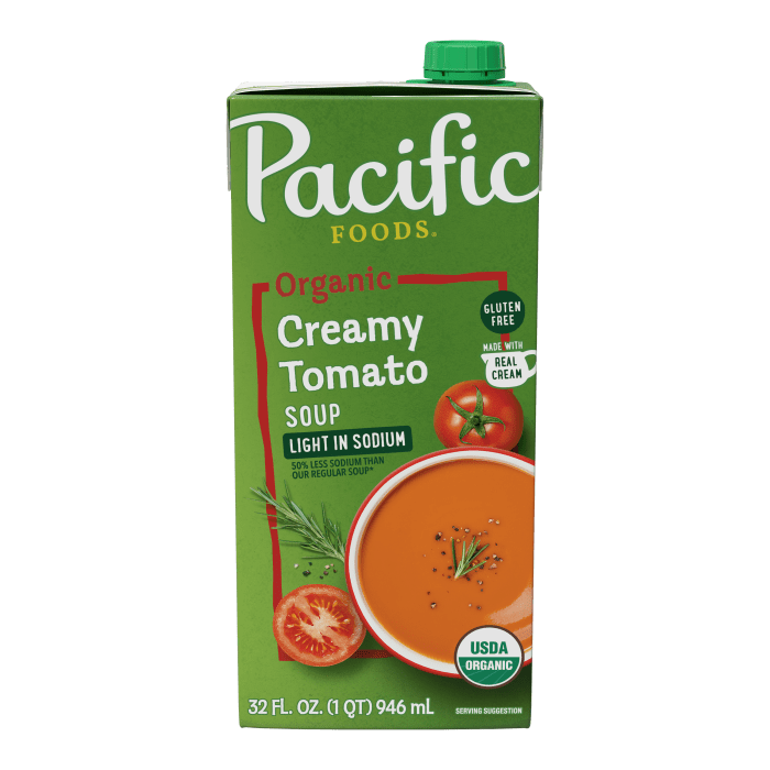Light Sodium Organic Creamy Tomato Soup
