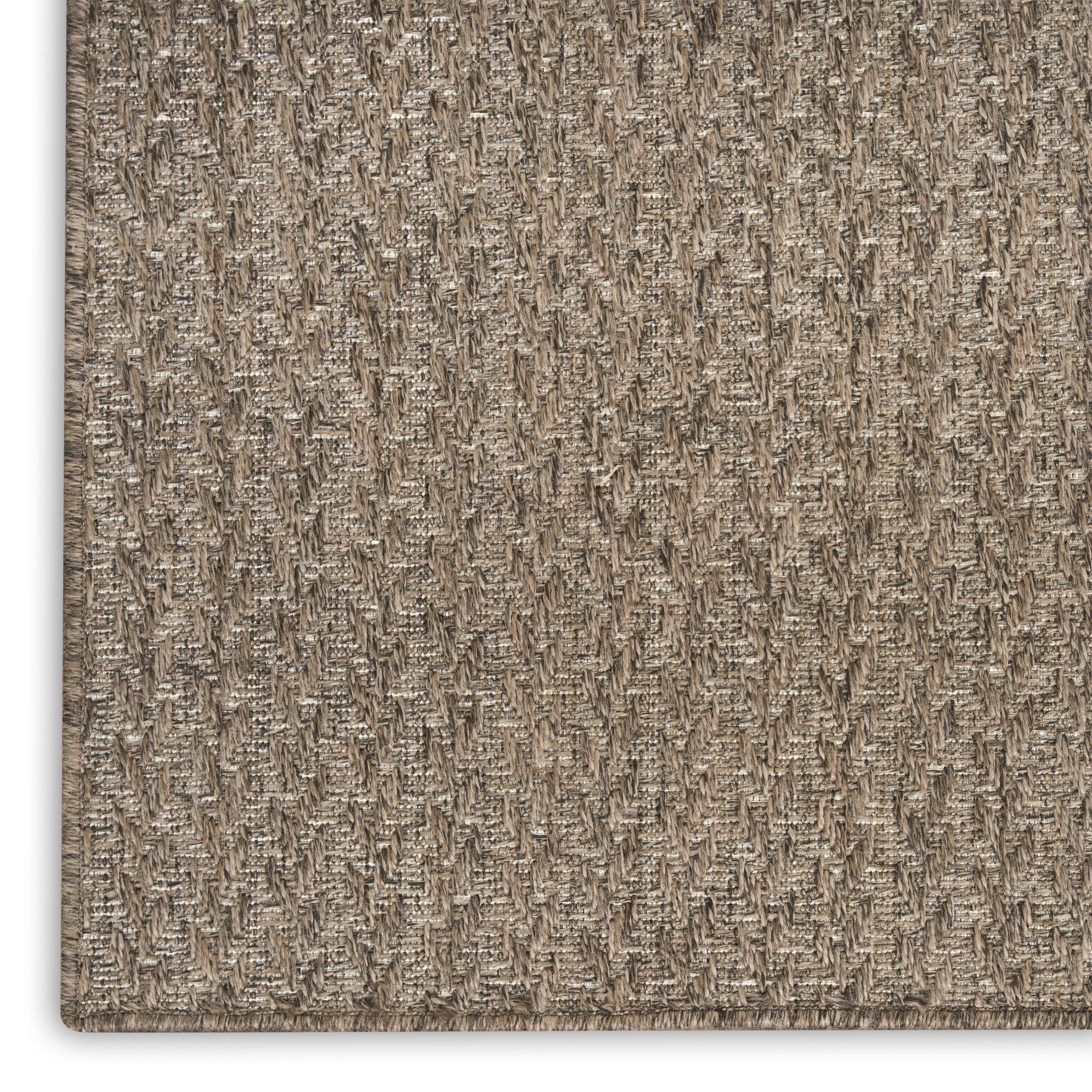 Nourison Tulum 4' x 6' Brown Outdoor Rug