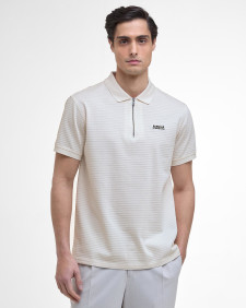 Alfred Jacquard Striped Polo Shirt 