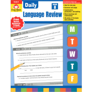 Daily Language Review Teacher's Edition Book, Grade 8
