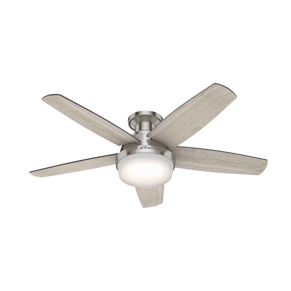 Hunter 48" Avia Low Profile Ceiling Fan w LED Light Remote Control