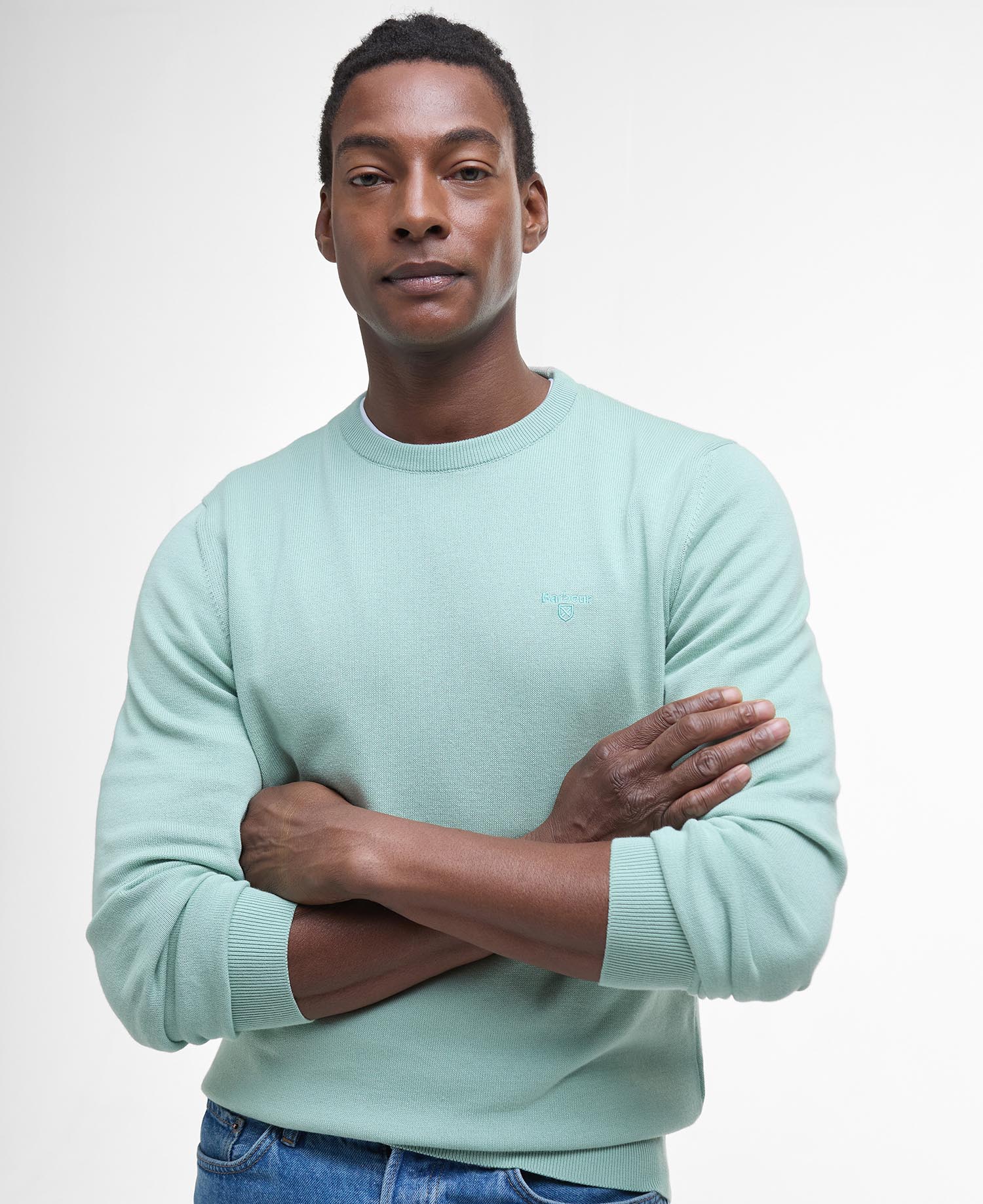 Maglione girocollo in cotone Pima image number 3