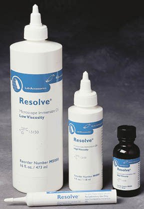 Resolve® Low Viscosity Immersion Oil, 1-ounce Bottle