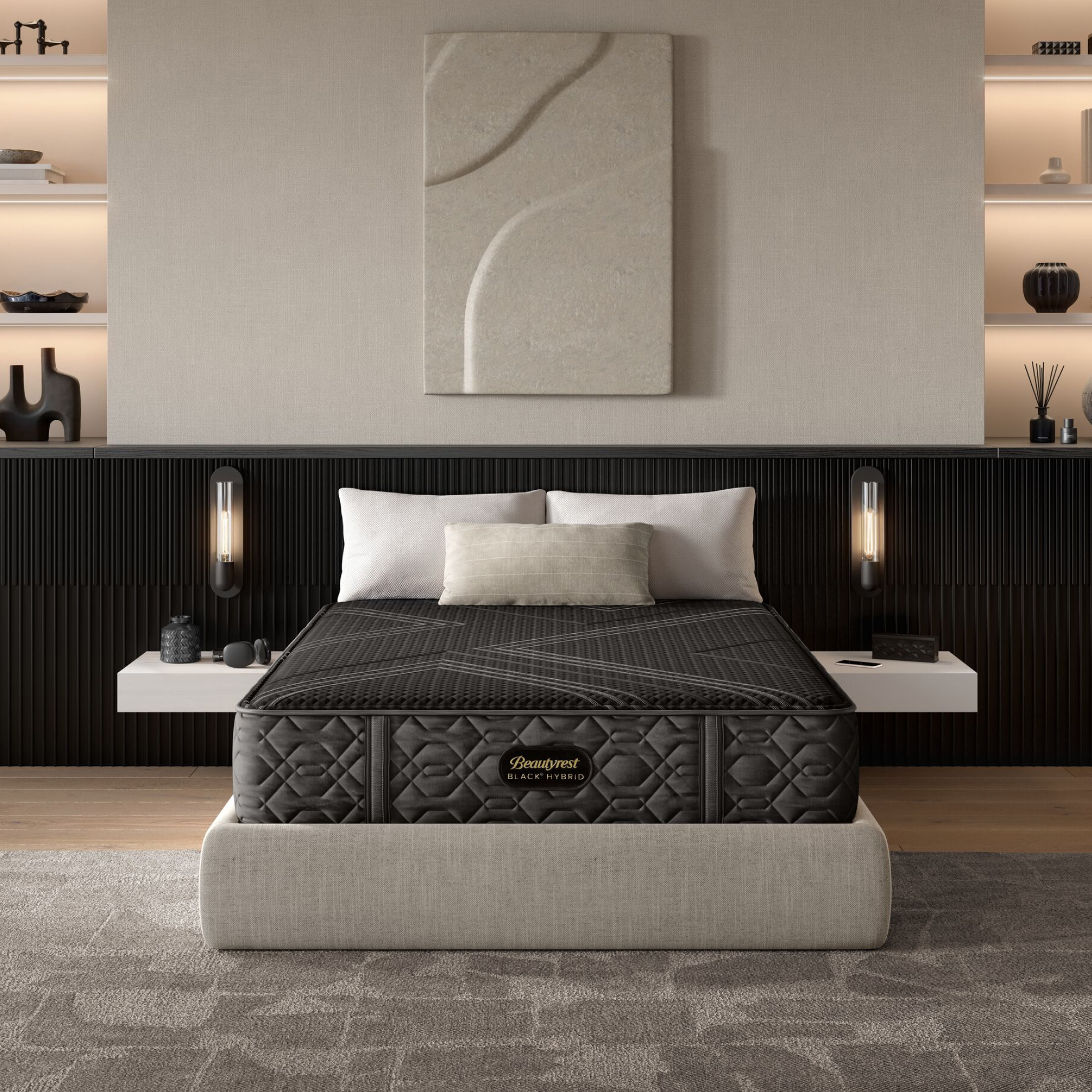 Beautyrest Black Series One 12.5" Hybrid Plush Mattress