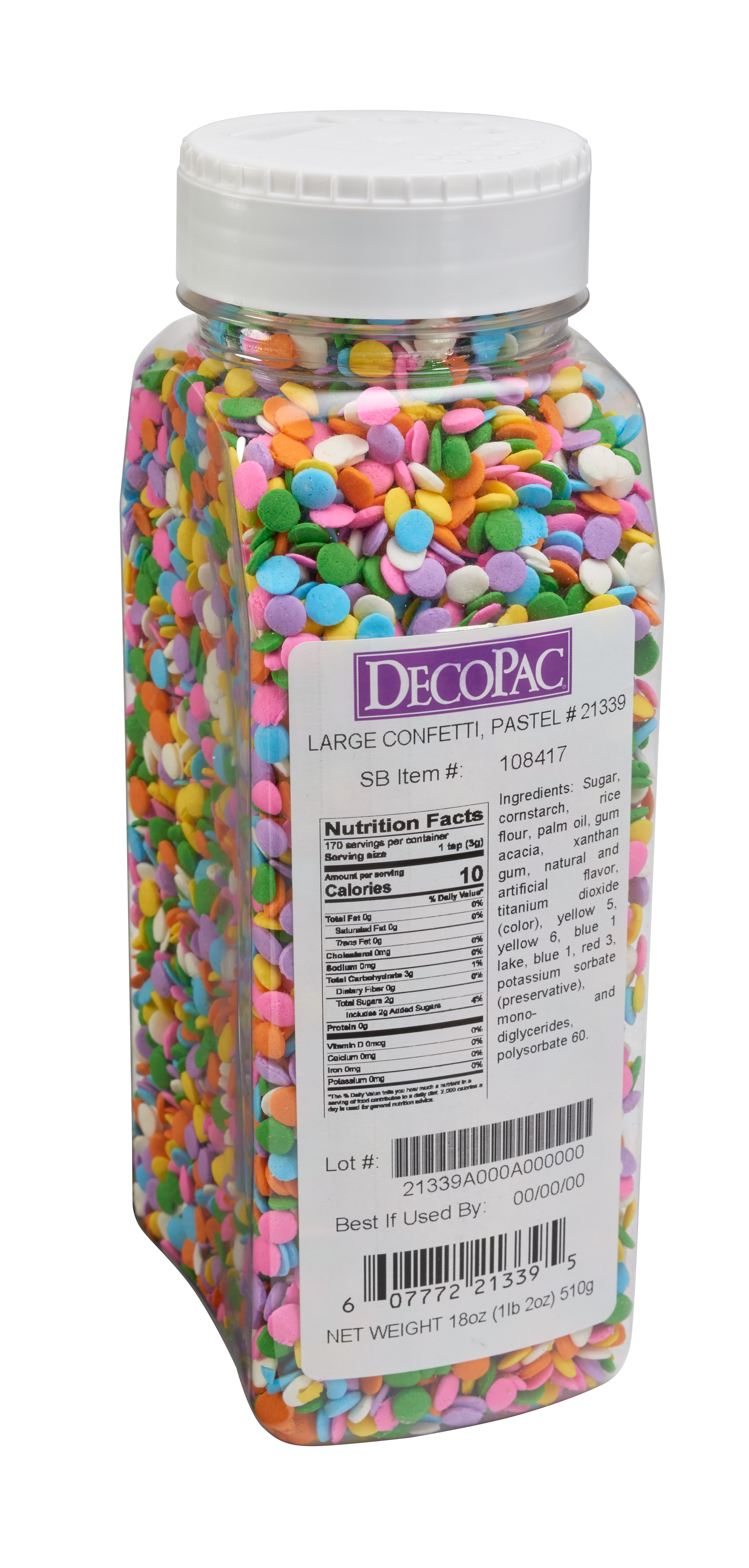 Large Pastel Quins DecoPac