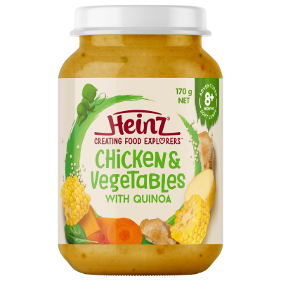  Heinz® Chicken & Vegetables with Quinoa 170g 8+ months 