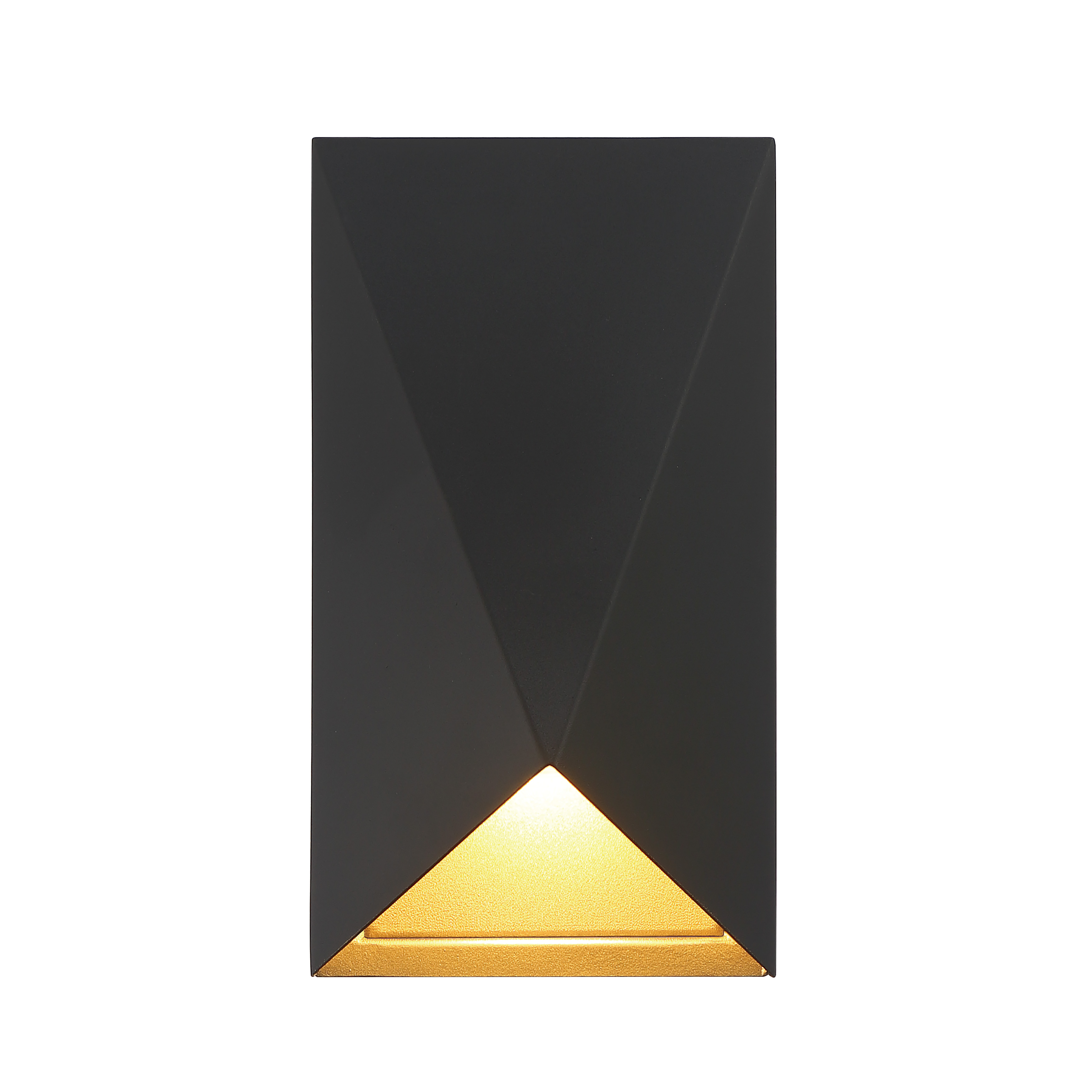 The Peekaboo LED wall sconce combines contemporary design with practical functionality. Its compact 10" profile and ADA compliance make it ideal for hallways and bathrooms, while dual indoor/outdoor rating offers versatile placement options. - alternate view