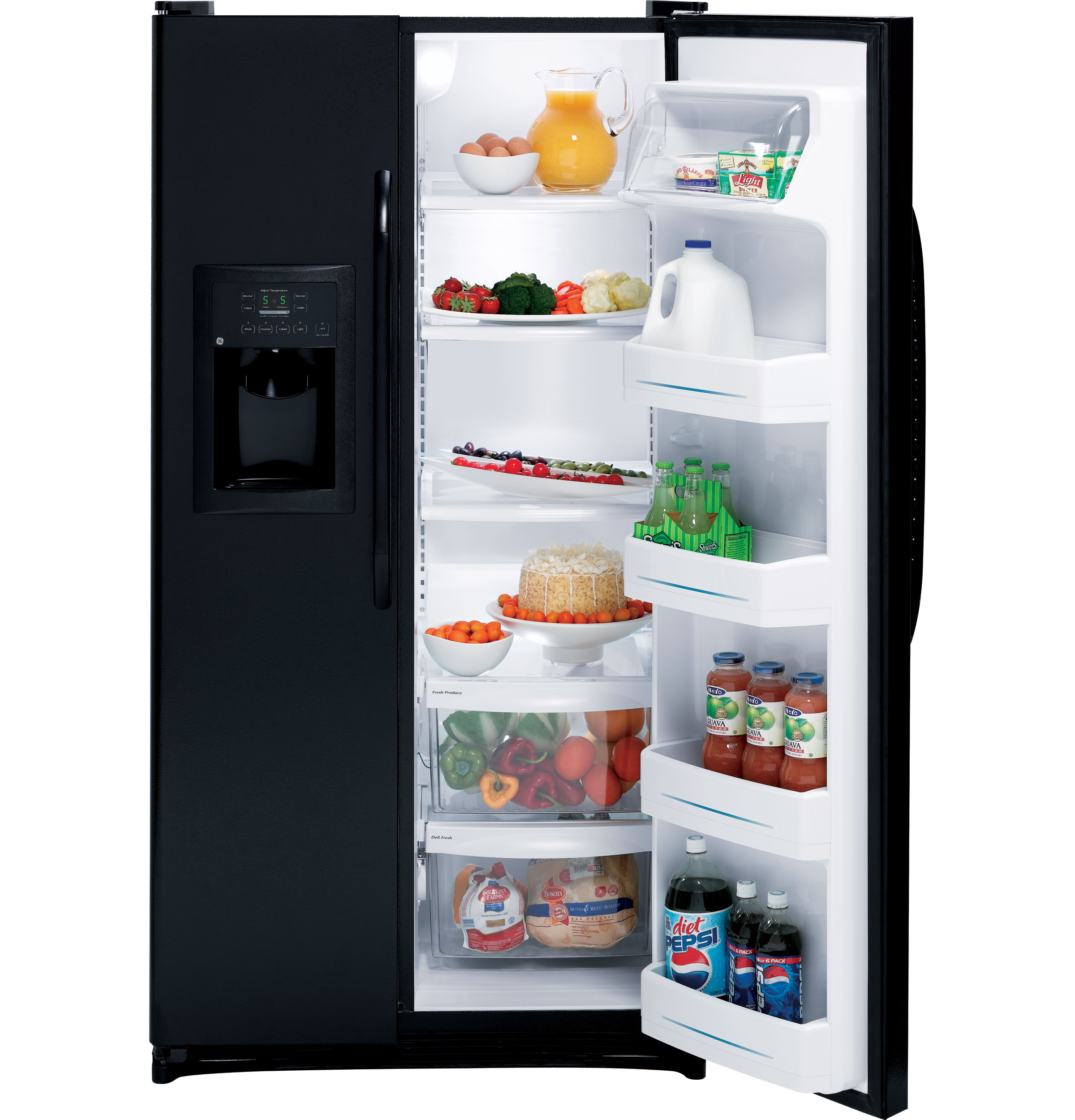 GE® 25.0 Cu. Ft. Side-By-Side Refrigerator with Dispenser