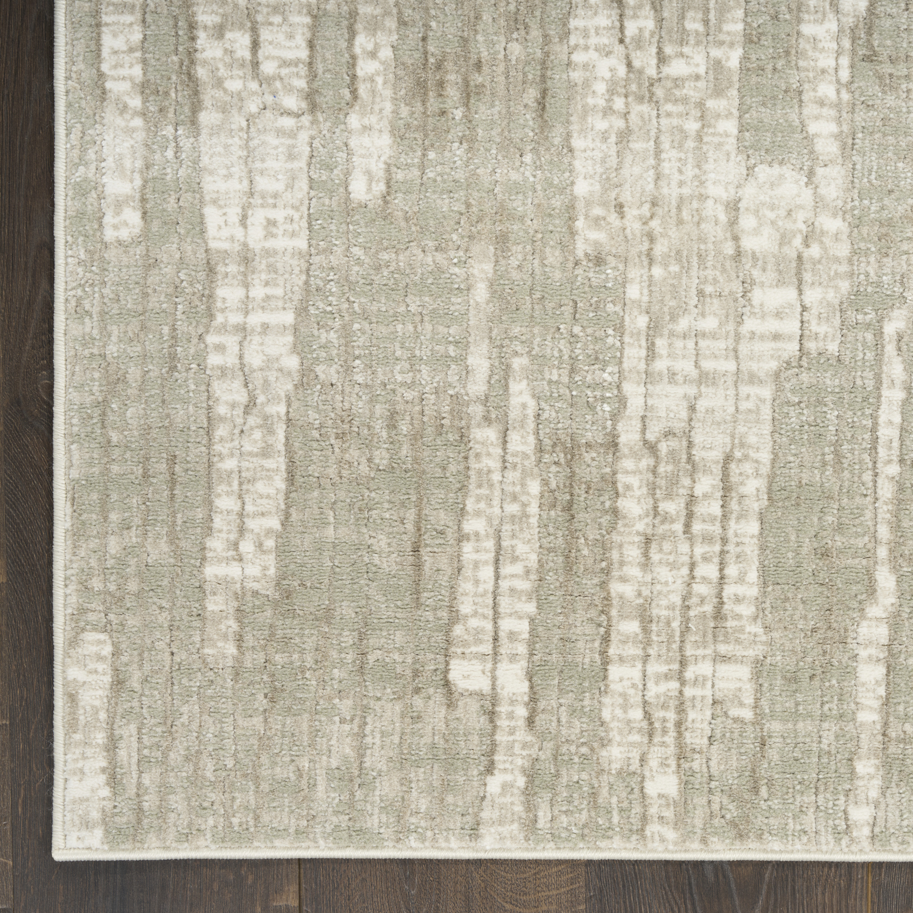 Nourison Soft Structure 5'3" x 7'3" Sage Modern Indoor Rug