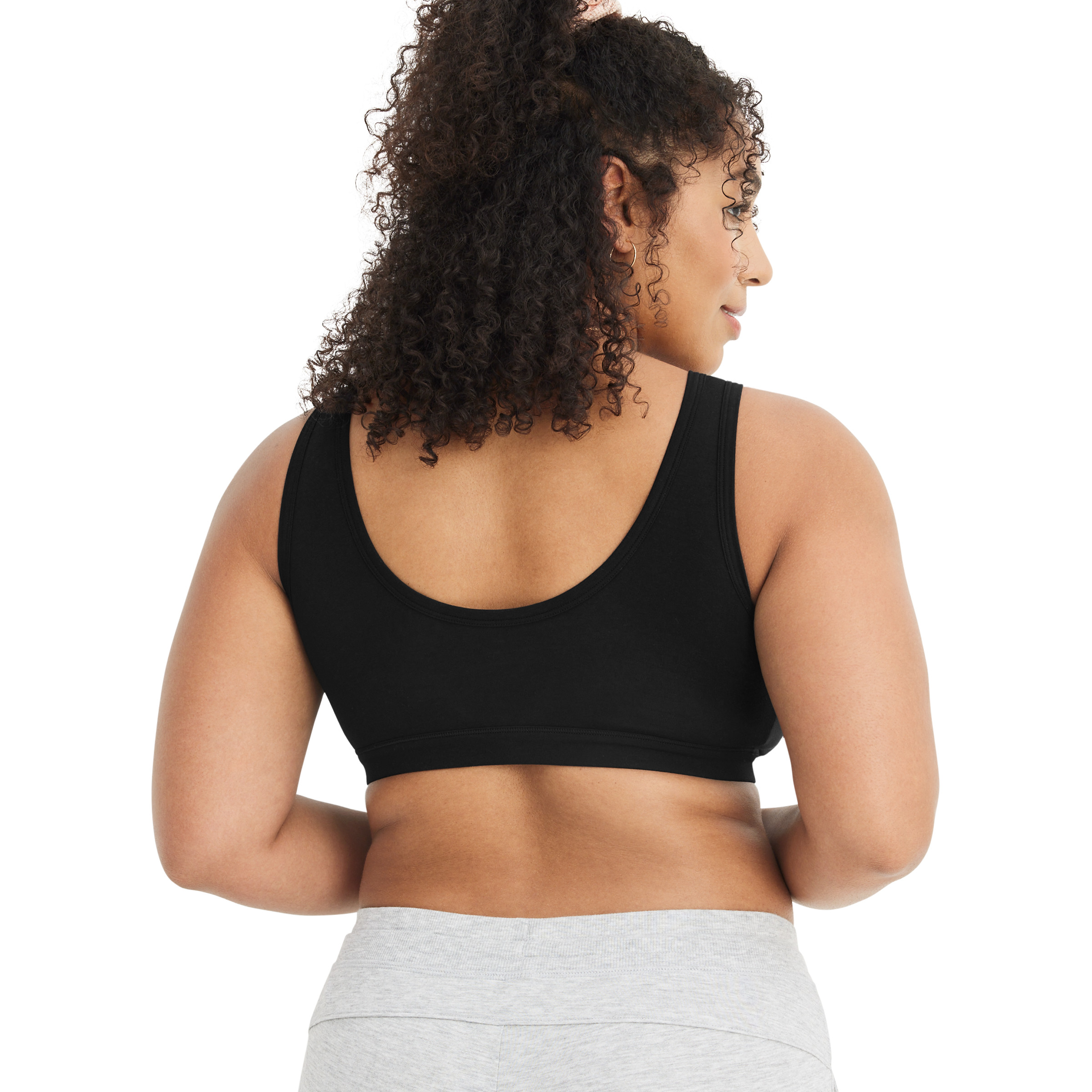 Jockey Women's Organic Cotton Stretch Tank Strap Bralette - Picture 3 of 61