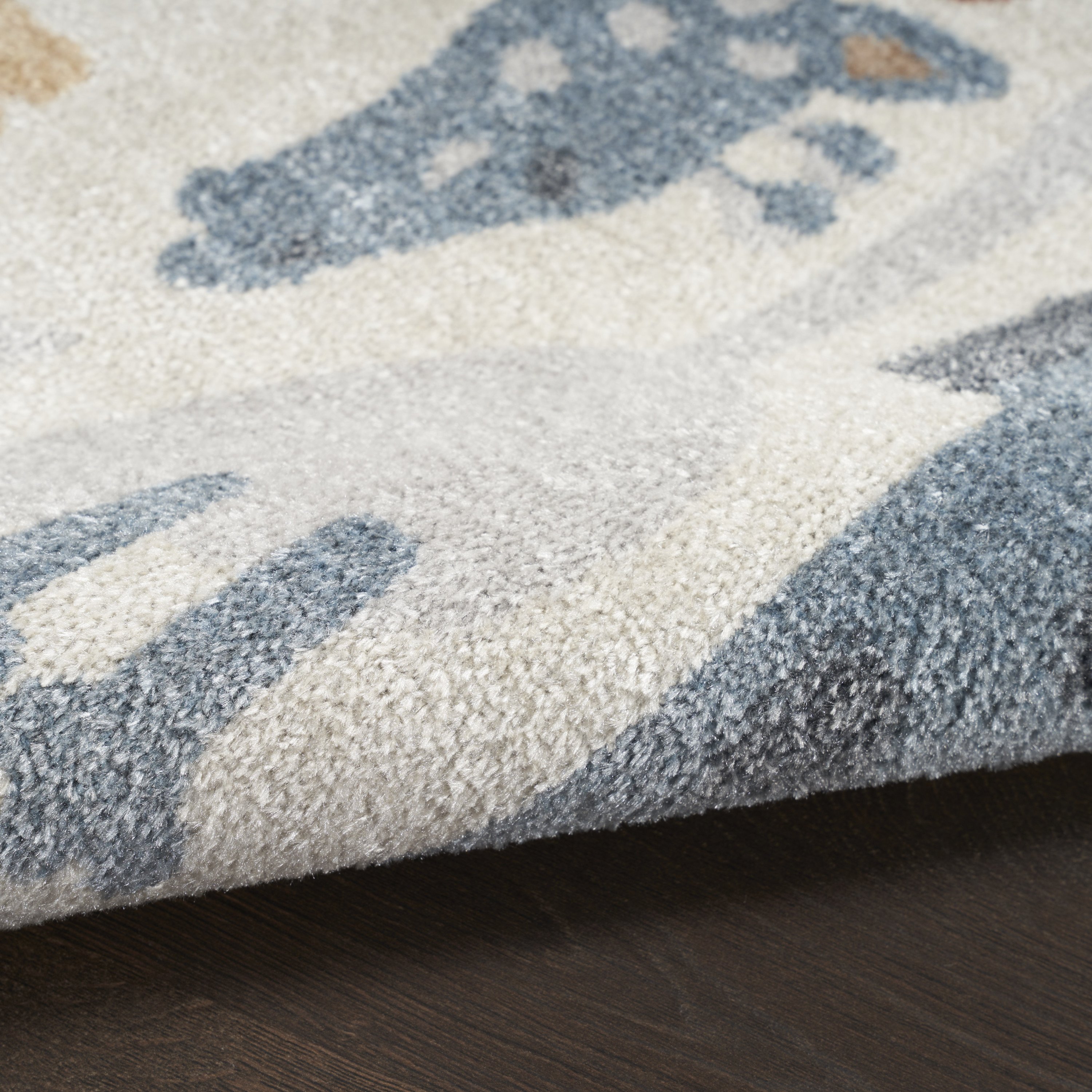 Nourison Astra Machine Washable 2'2" x 4' Ivory Kids Indoor Rug