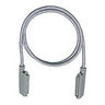 25 Pair Cable Assembly-Two 90 Degree Male Plugs, 40 ft.