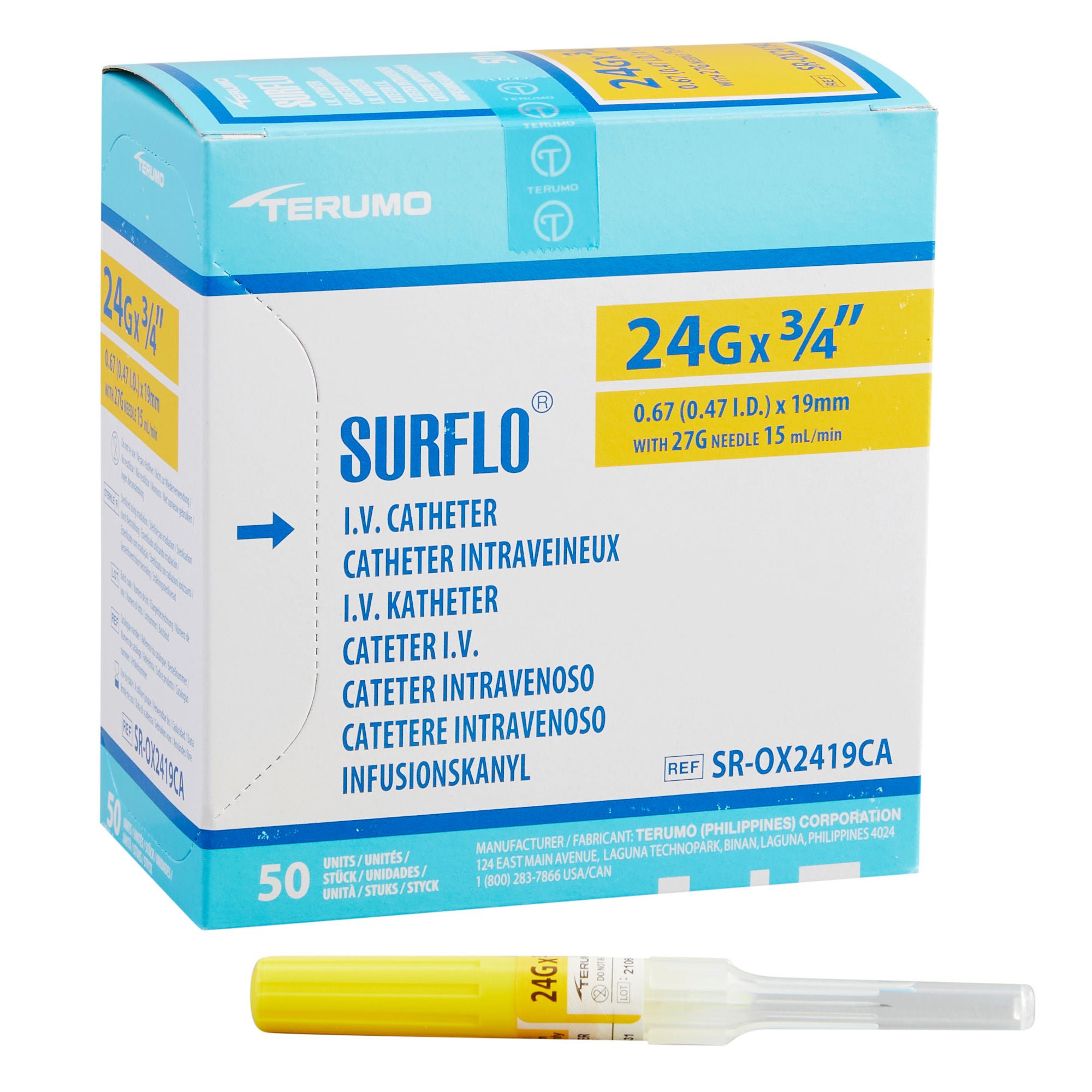 Surflo® Peripheral IV Catheter