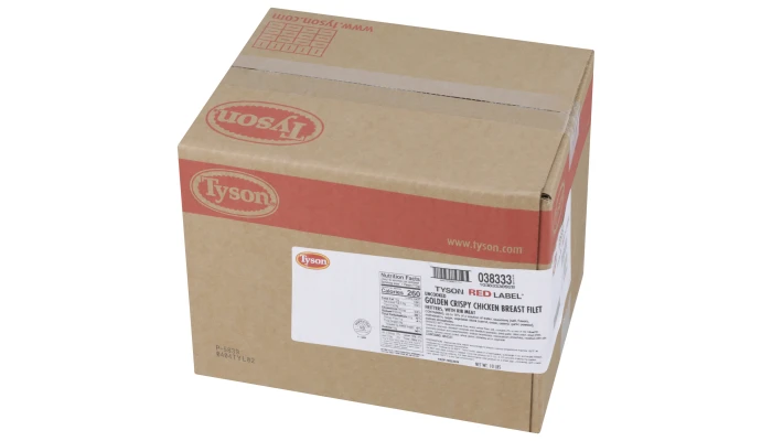 Tyson Red Label® Uncooked Golden Crispy Chicken Breast Filet Fritters, 4 oz. _image_5