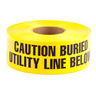 Marking and Warning Tapes and Chains, Polyethylene, Yellow