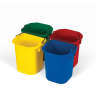 Rubbermaid Commercial, Four Pack of 5 QT Disinfecting Pails, Blue, Red, Yellow, Green