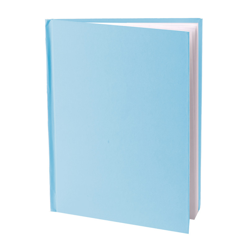 Blue+Hardcover+Blank+Book%2C+White+Pages%2C+8%26quot%3BH+x+6%26quot%3BW+Portrait%2C+14+Sheets%2F28+Pages