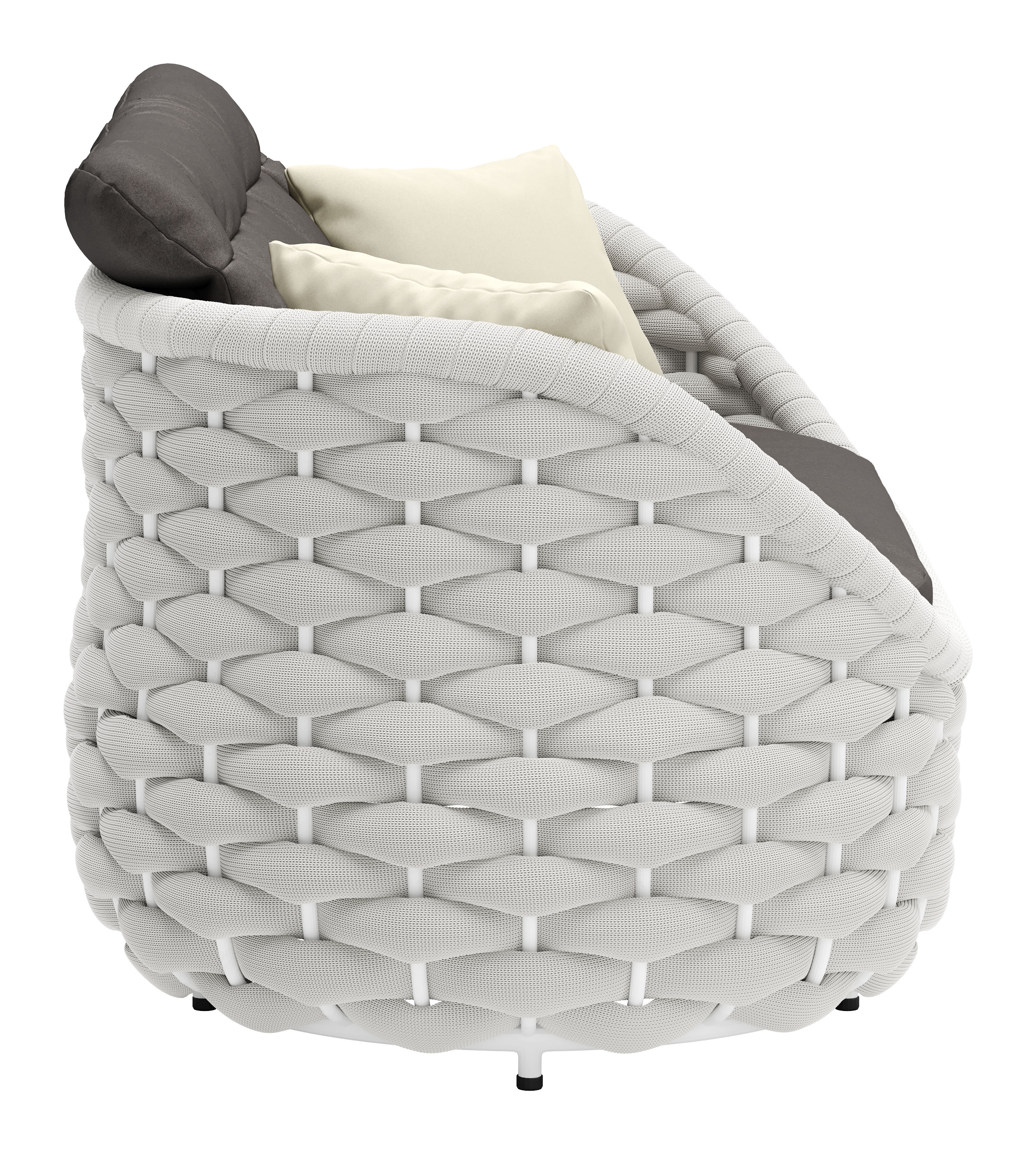 Coral Reef Loveseat Gray product image