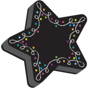 Magnetic Whiteboard Eraser, Star Chalk