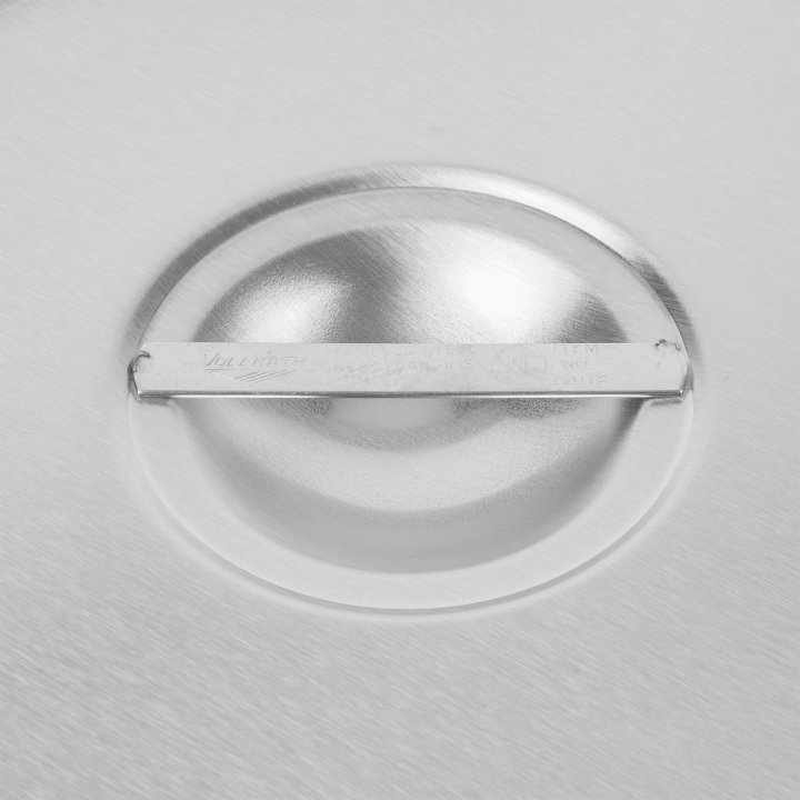 Stainless steel solid cover for 7-quart double boiler inset