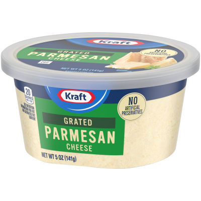 Kraft Refrigerated Grated Parmesan Cheese, 5 oz Tub - My Food and Family