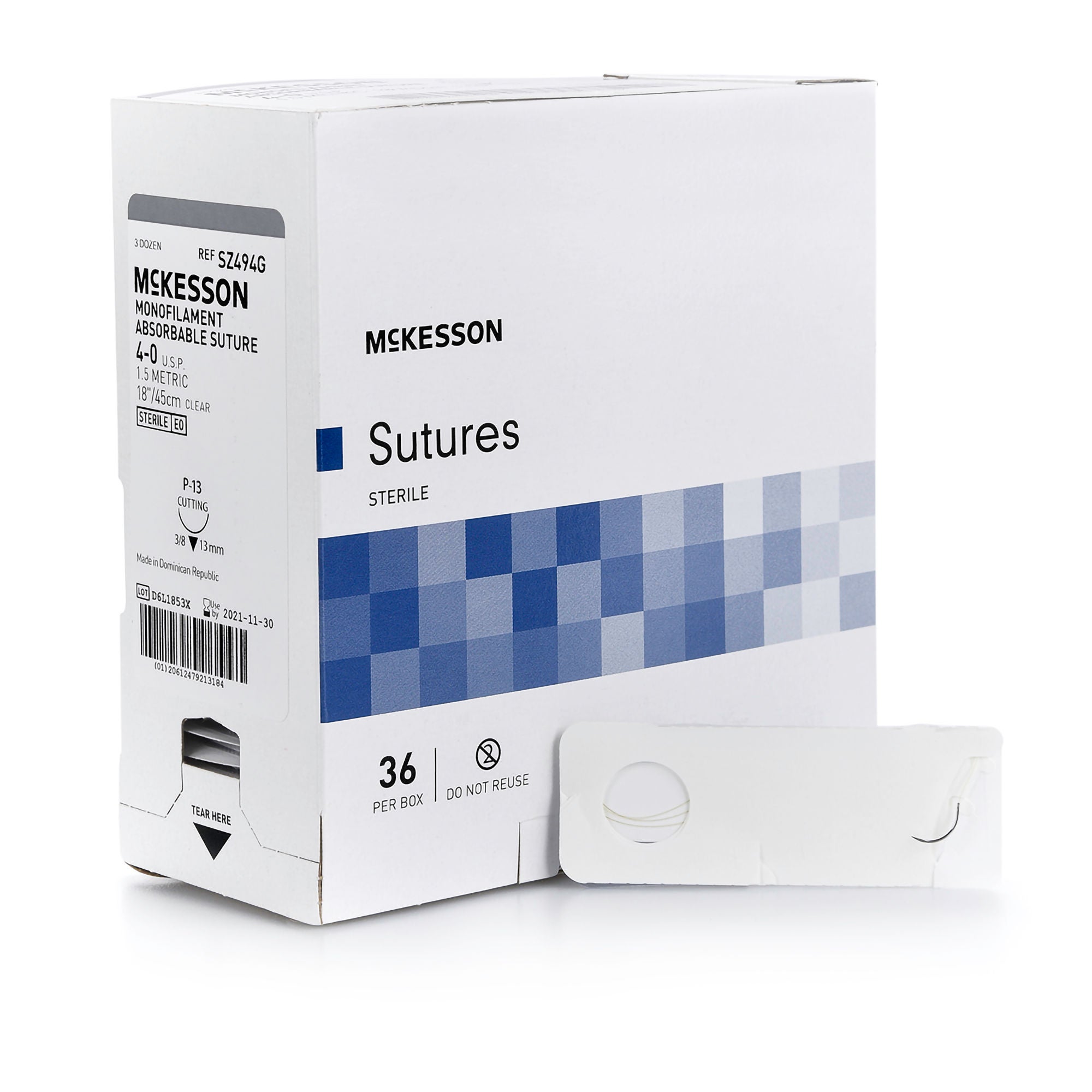 McKesson Suture with P-13 Needle