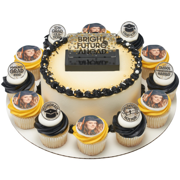 Confetti Grad Cupcake Rings
