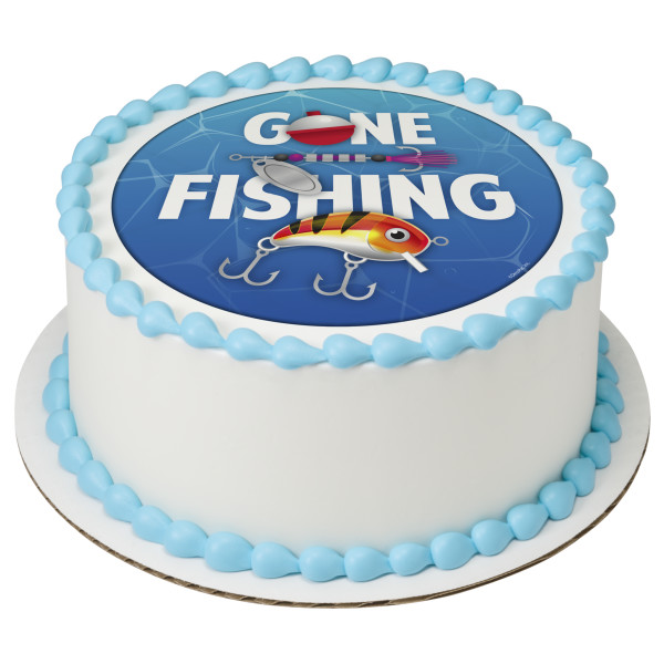 Gone Fishing PhotoCake® Edible Image®