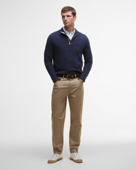 Maglione con zip corta Waterbury