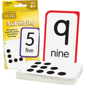 Subitizing Flash Cards, Set of 56