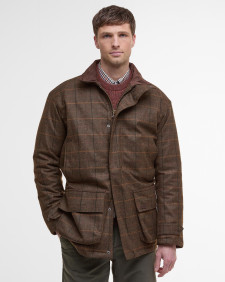 Beaconsfield Wool Jacket Burnhill Brown Check