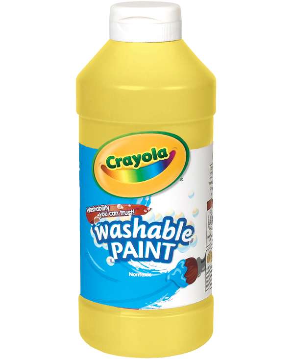 Download Crayola® Washable Paint, 16 oz., Yellow