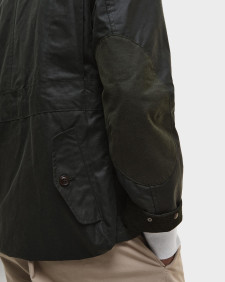 Barbour x TO KI TO Forest Waxed Jacket Sage