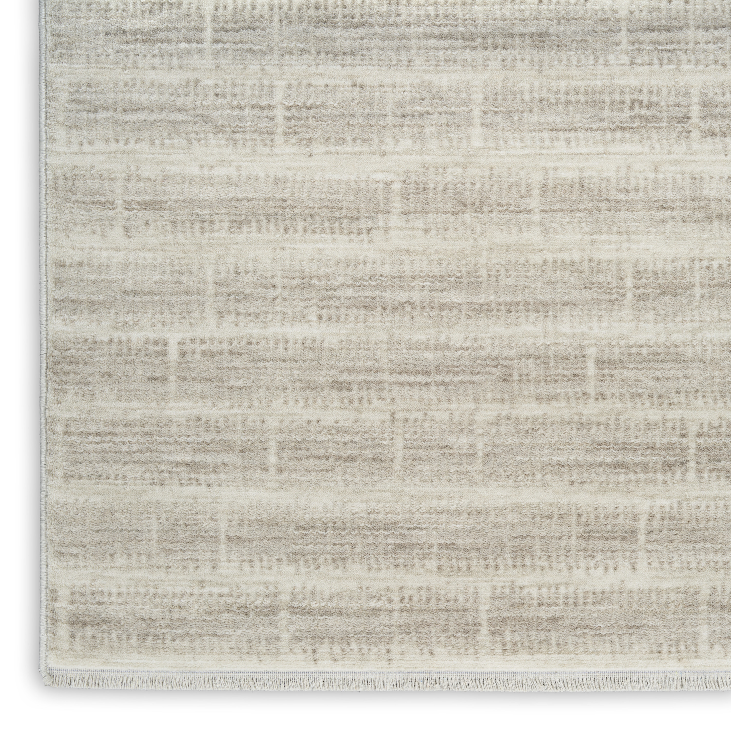 Calvin Klein CK079 Notes 3'11" x 5'11" Ivory Grey Modern Indoor Rug