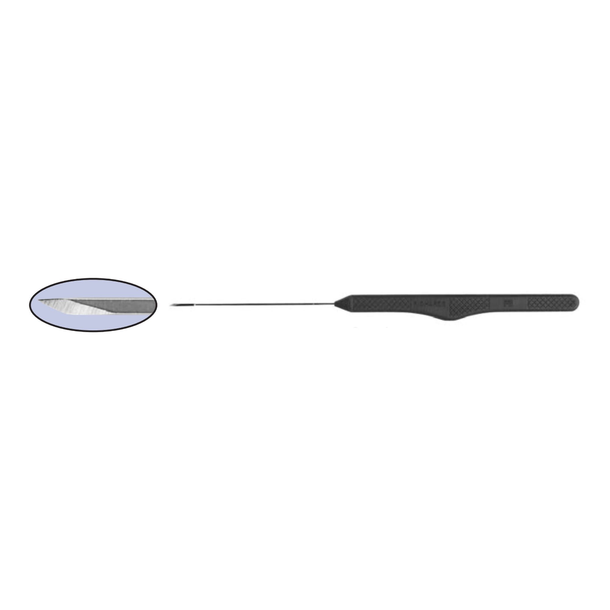 Myringotomy Knife Gyrus Stainless Steel / Plastic Flat Handle Sterile Disposable