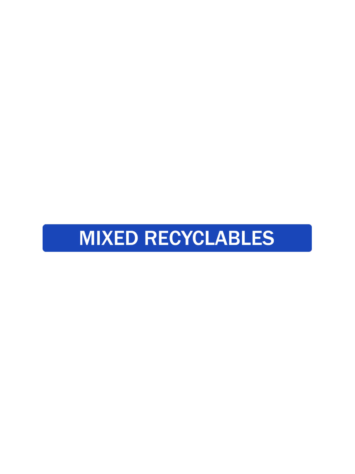 ASPYRE – Label – Mixed Recyclables – Blue-White