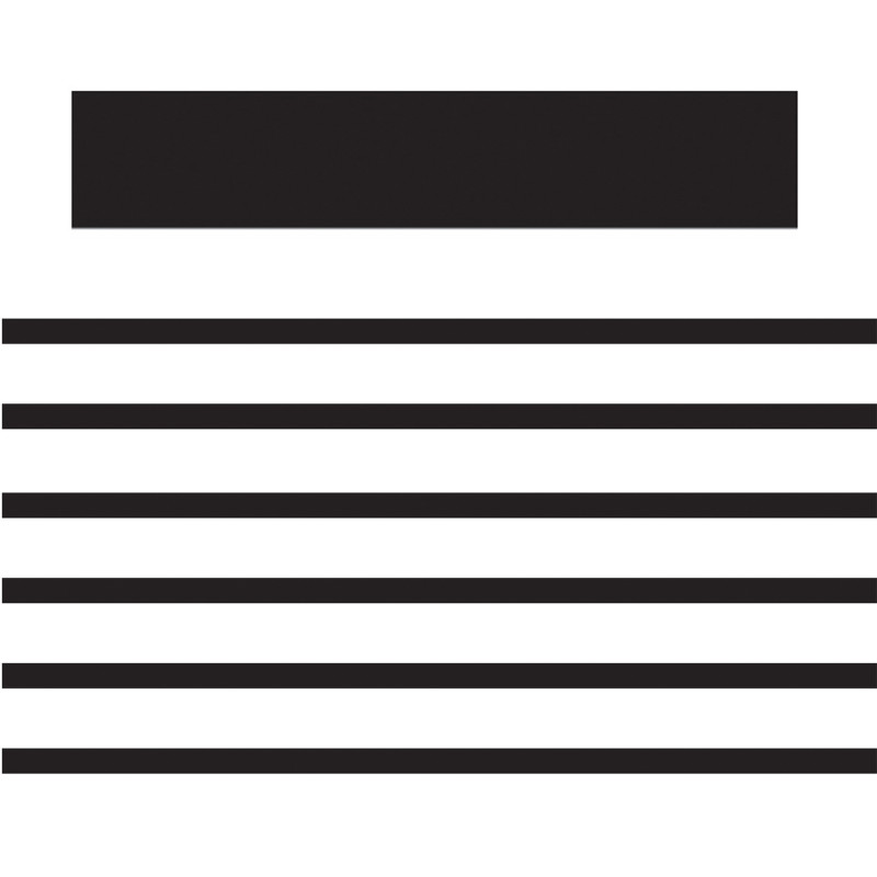 Mini Magnetic Magi-Strips, Black, 24 Feet Per Pack, 6 Packs